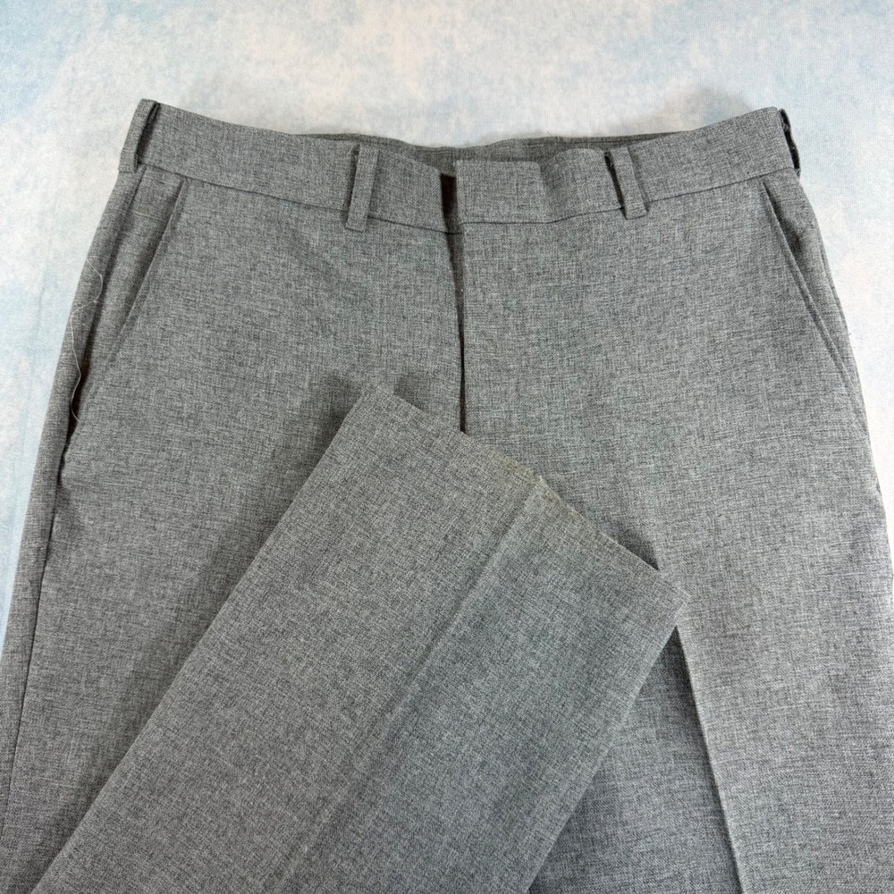 Levi's Action Slacks Mens 35x31 Gray Excellent Vintage Dress Pants Trousers